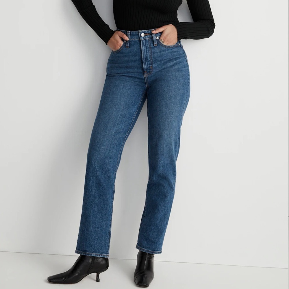 Madewell Curvy Perfect Vintage Straight Jean